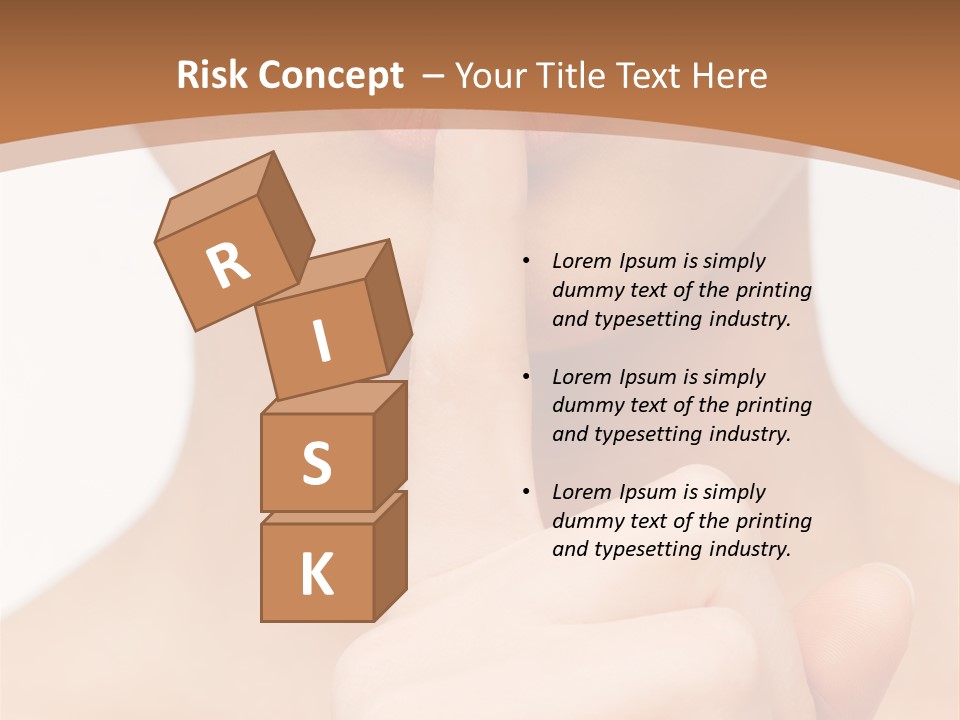 Secret Woman Living PowerPoint Template