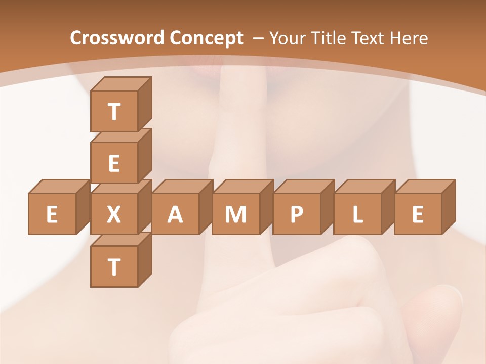 Secret Woman Living PowerPoint Template