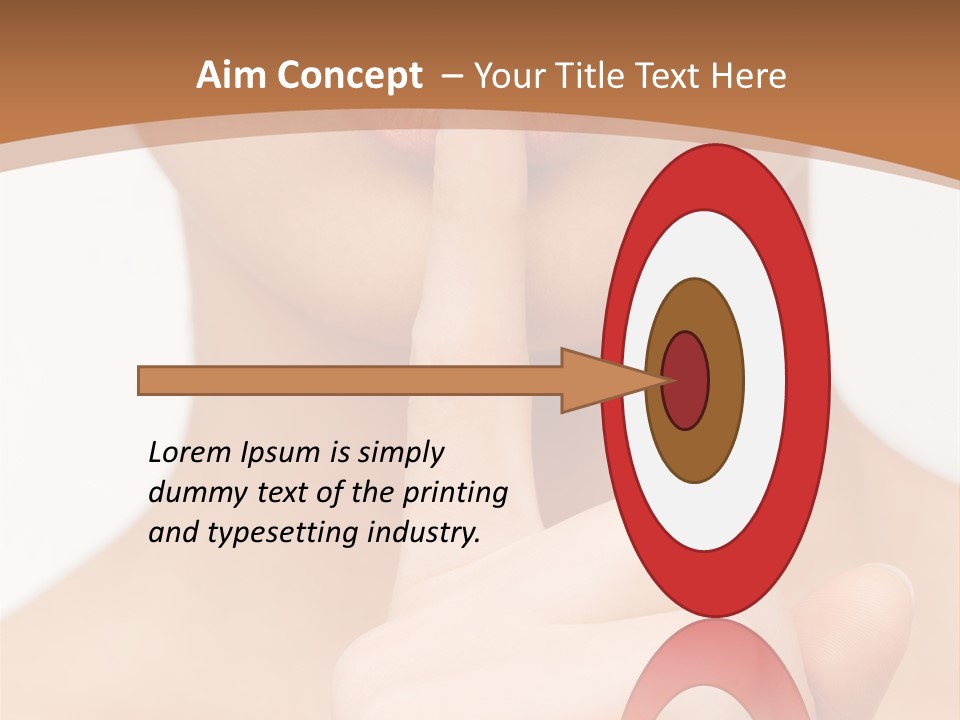 Secret Woman Living PowerPoint Template