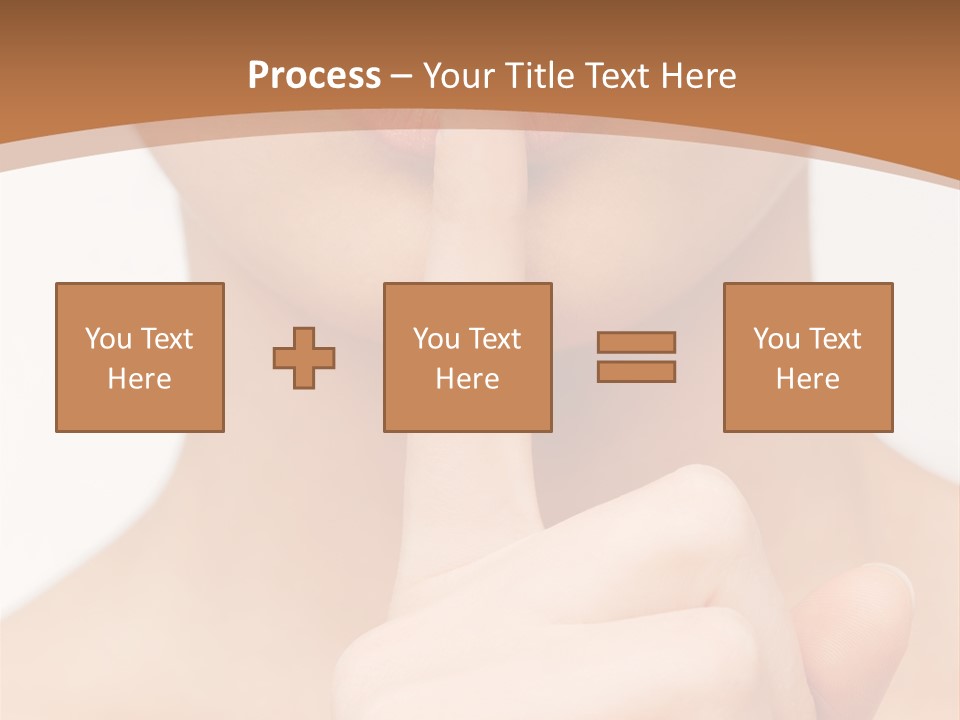 Secret Woman Living PowerPoint Template