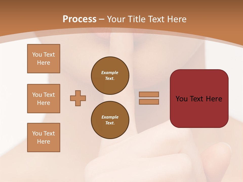 Secret Woman Living PowerPoint Template