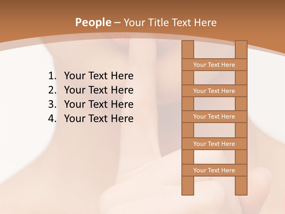 Secret Woman Living PowerPoint Template