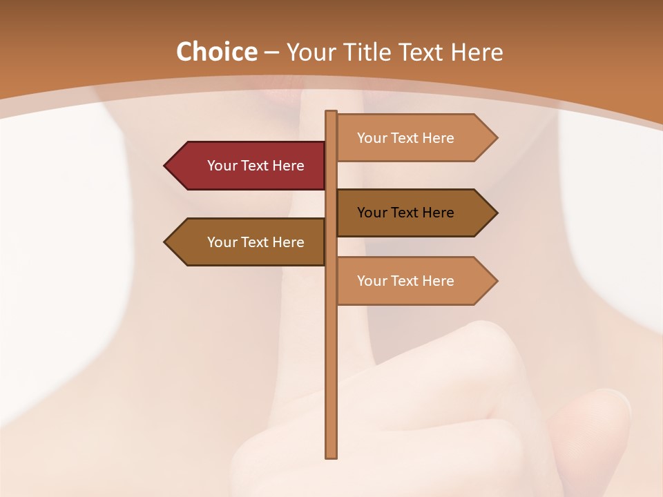 Secret Woman Living PowerPoint Template