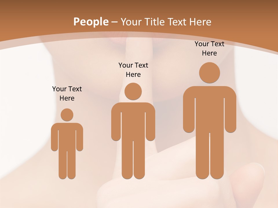 Secret Woman Living PowerPoint Template