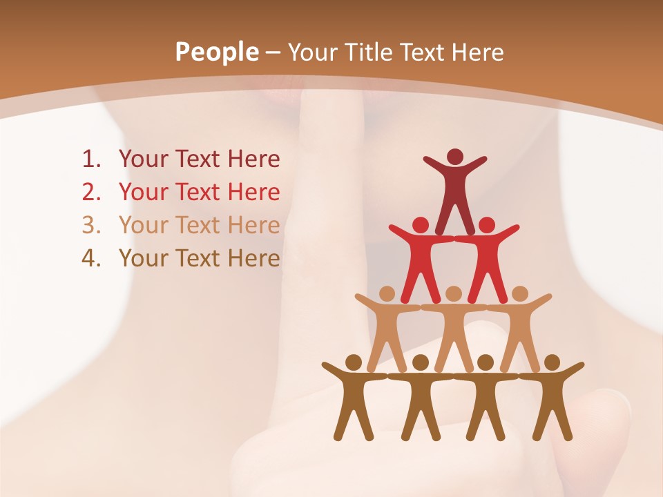 Secret Woman Living PowerPoint Template