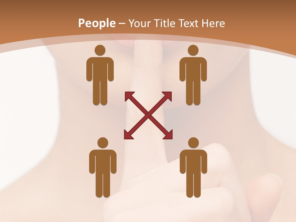 Secret Woman Living PowerPoint Template