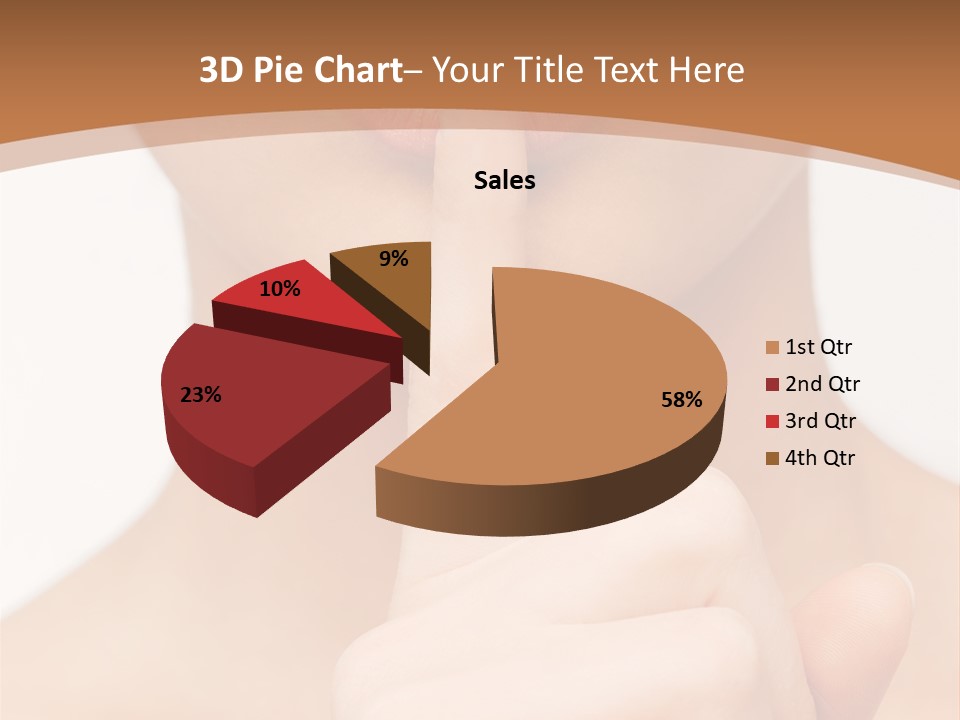 Secret Woman Living PowerPoint Template