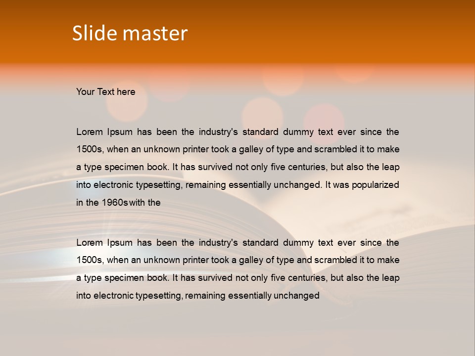 Family Fashion Nobody PowerPoint Template