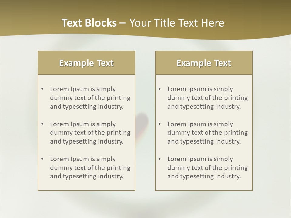 Pride Blue Caucasian PowerPoint Template