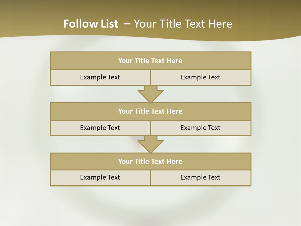 Pride Blue Caucasian PowerPoint Template