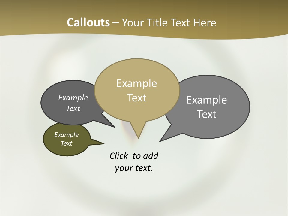 Pride Blue Caucasian PowerPoint Template