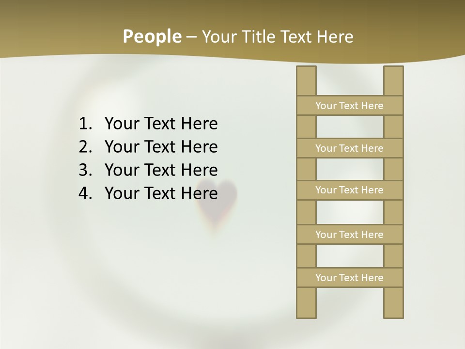 Pride Blue Caucasian PowerPoint Template