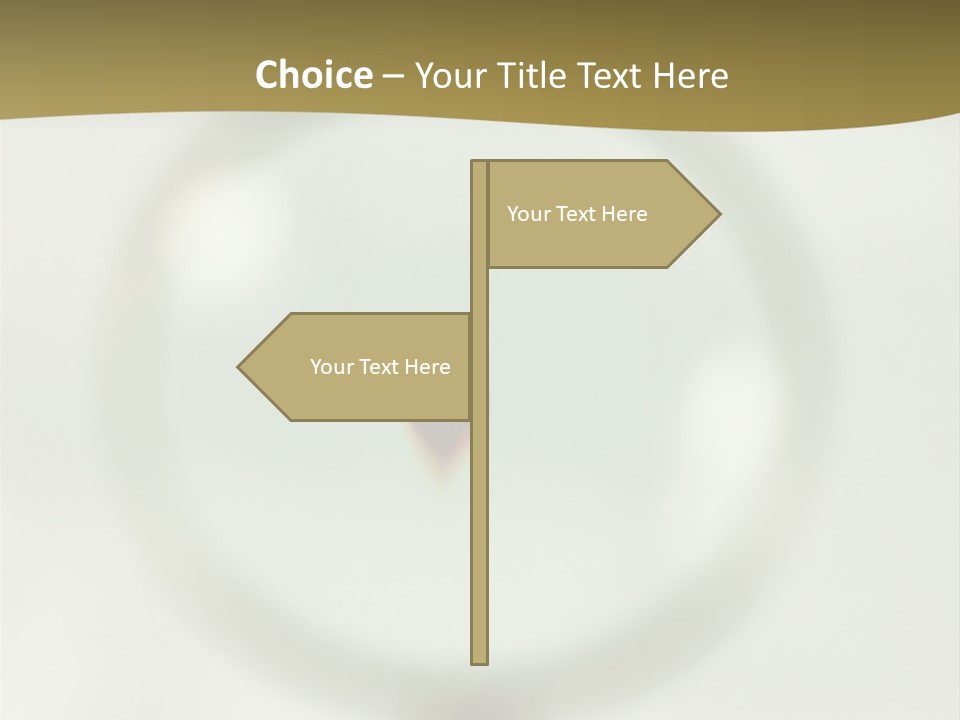 Pride Blue Caucasian PowerPoint Template