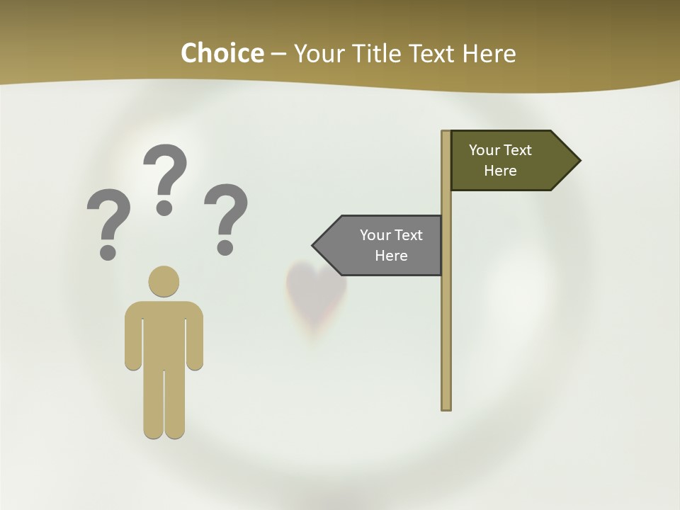 Pride Blue Caucasian PowerPoint Template