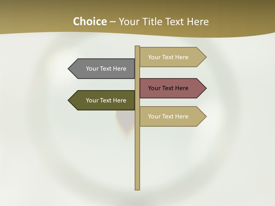 Pride Blue Caucasian PowerPoint Template