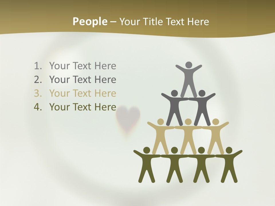 Pride Blue Caucasian PowerPoint Template