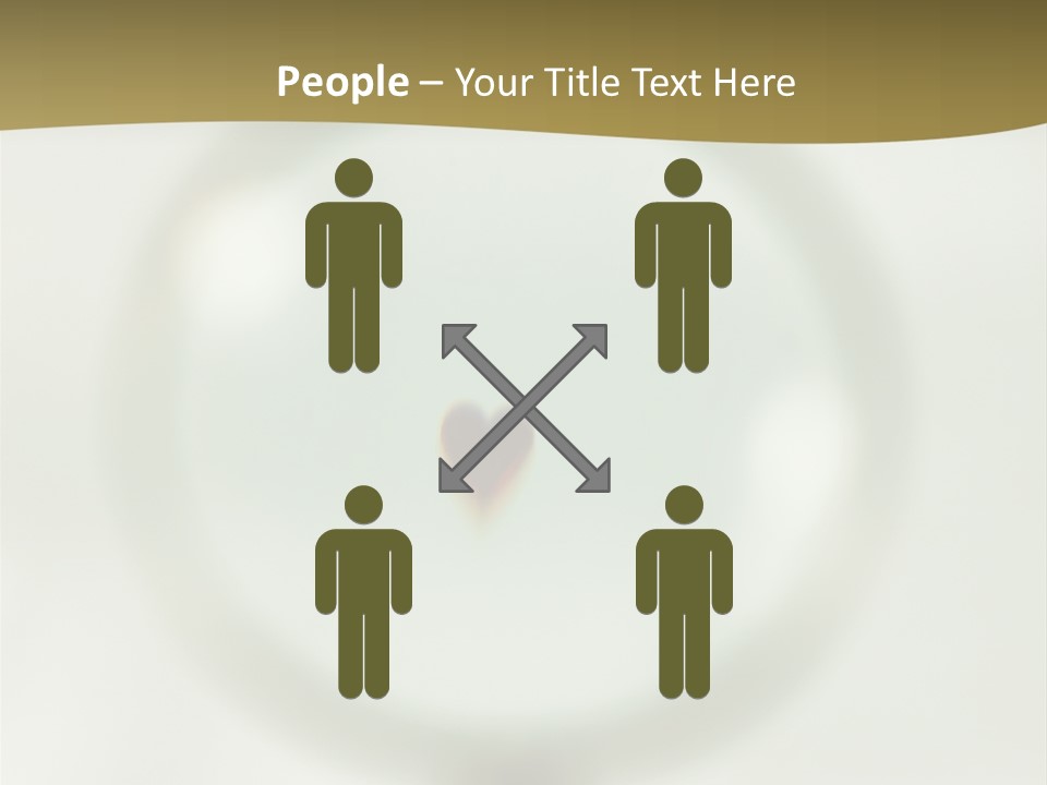 Pride Blue Caucasian PowerPoint Template