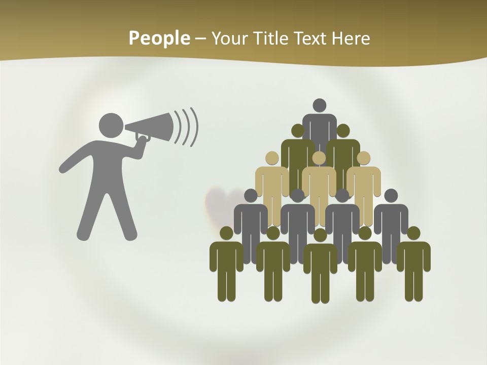 Pride Blue Caucasian PowerPoint Template