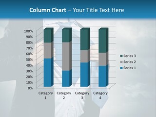 Pride Blue Caucasian PowerPoint Template