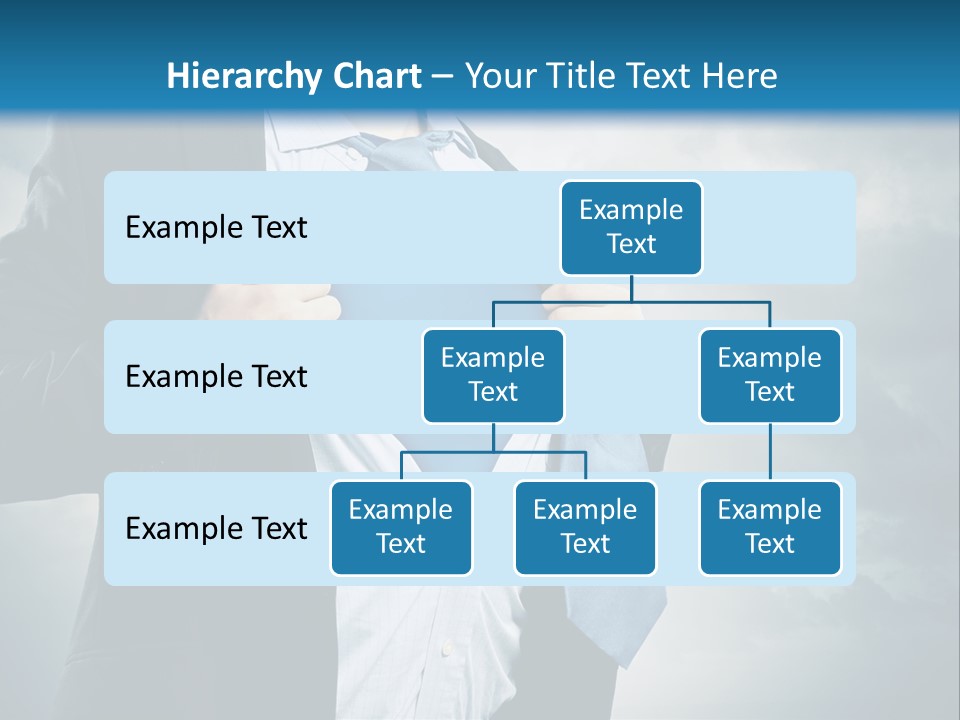 Pride Blue Caucasian PowerPoint Template