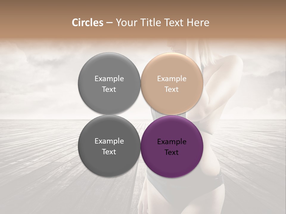 Flower Spring Mount PowerPoint Template