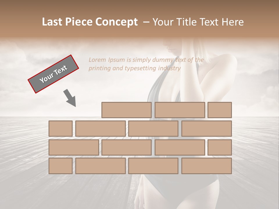 Flower Spring Mount PowerPoint Template