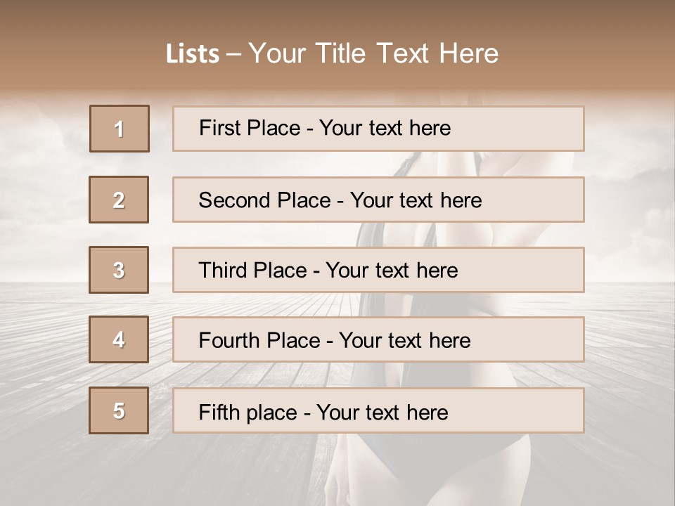 Flower Spring Mount PowerPoint Template