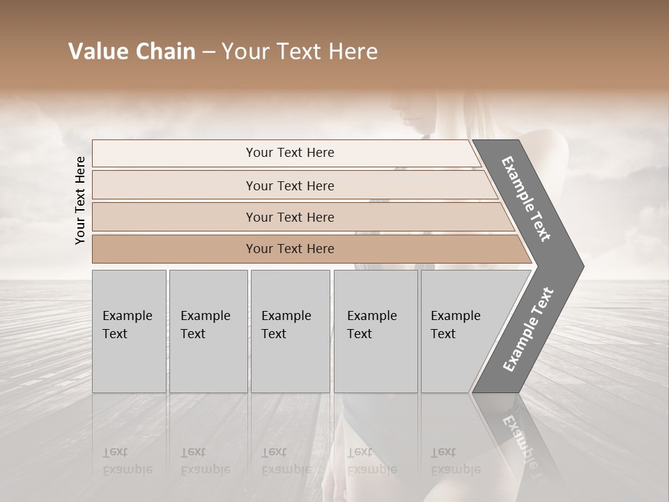 Flower Spring Mount PowerPoint Template