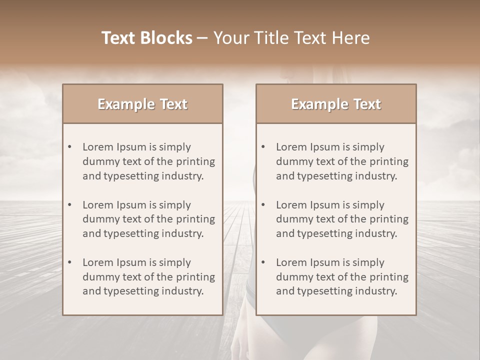 Flower Spring Mount PowerPoint Template