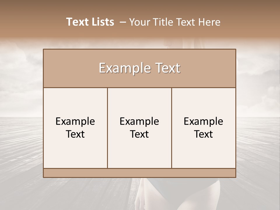 Flower Spring Mount PowerPoint Template