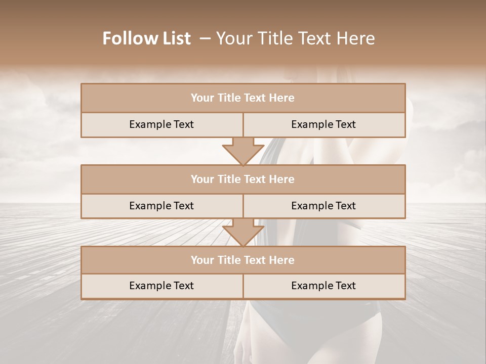 Flower Spring Mount PowerPoint Template