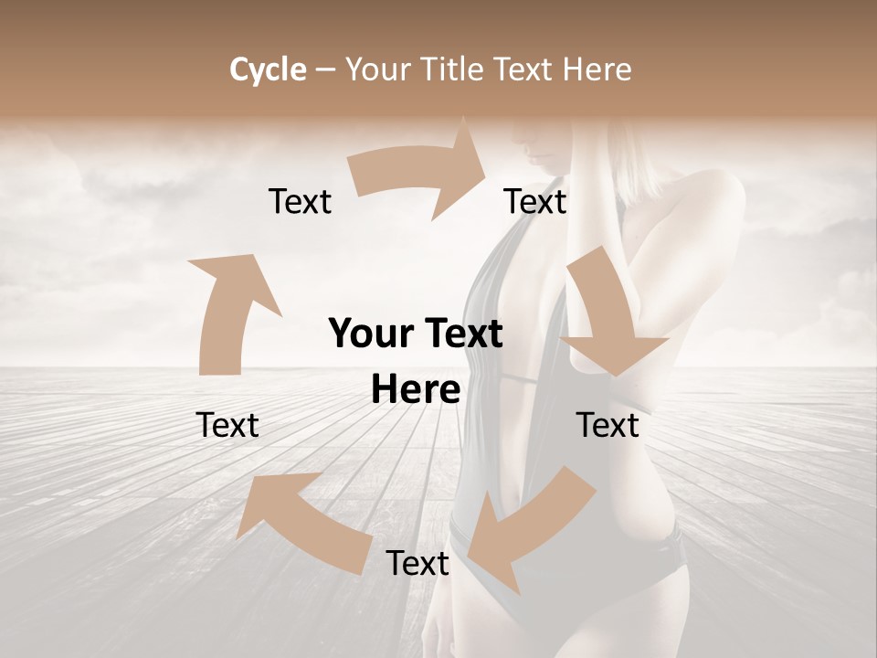 Flower Spring Mount PowerPoint Template