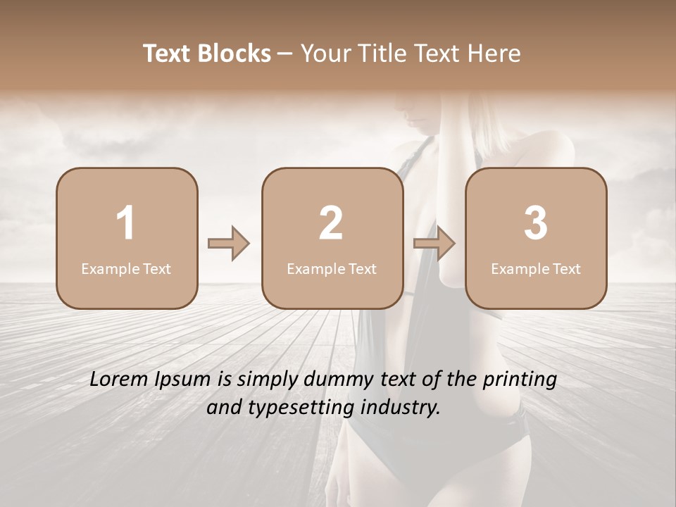 Flower Spring Mount PowerPoint Template