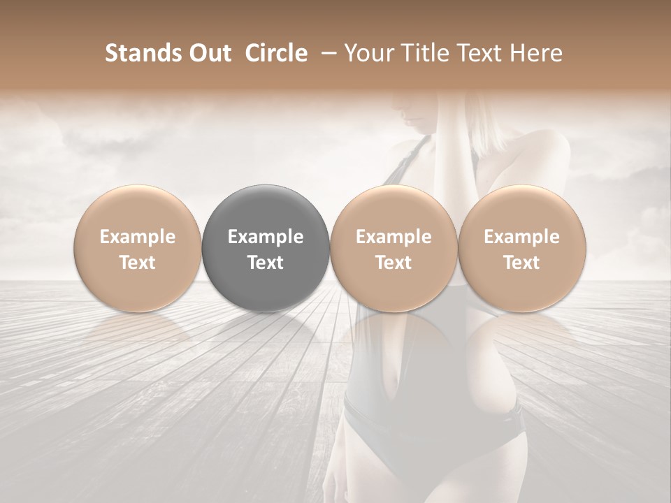 Flower Spring Mount PowerPoint Template