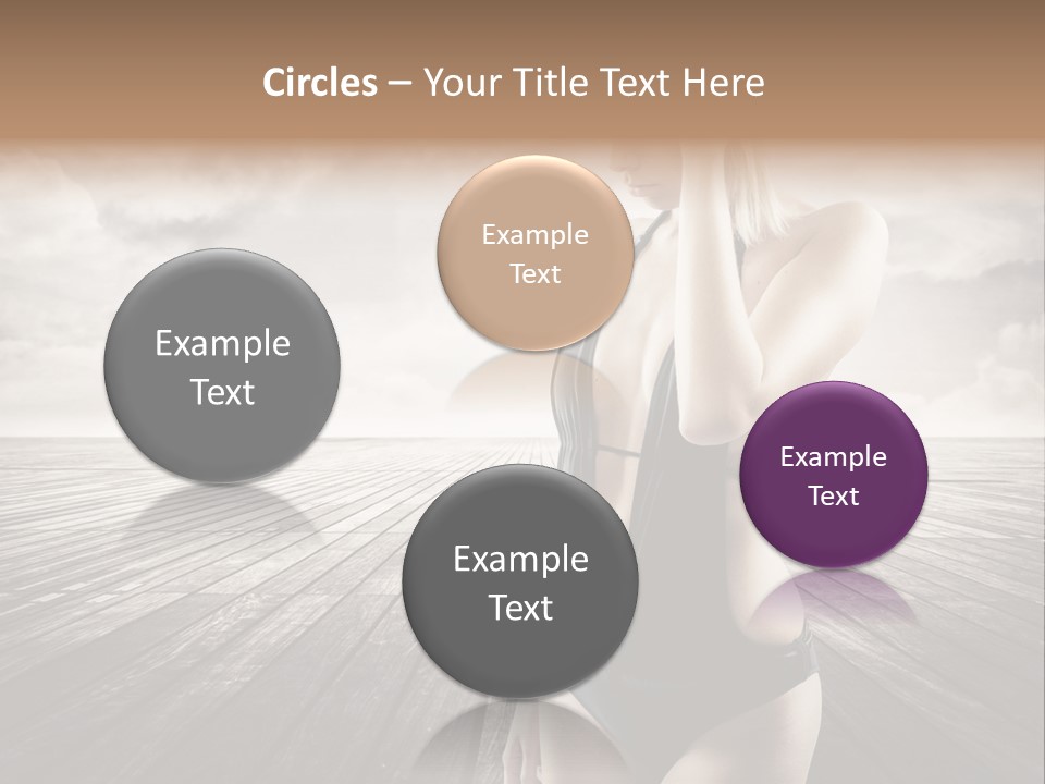 Flower Spring Mount PowerPoint Template