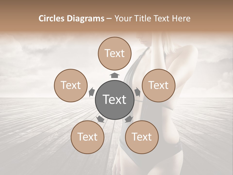 Flower Spring Mount PowerPoint Template