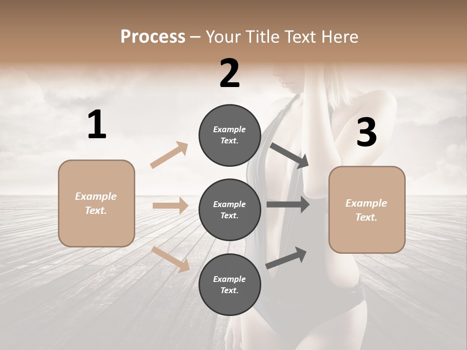 Flower Spring Mount PowerPoint Template
