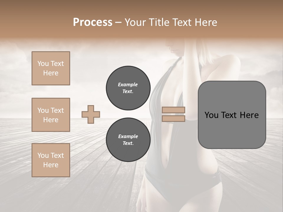Flower Spring Mount PowerPoint Template