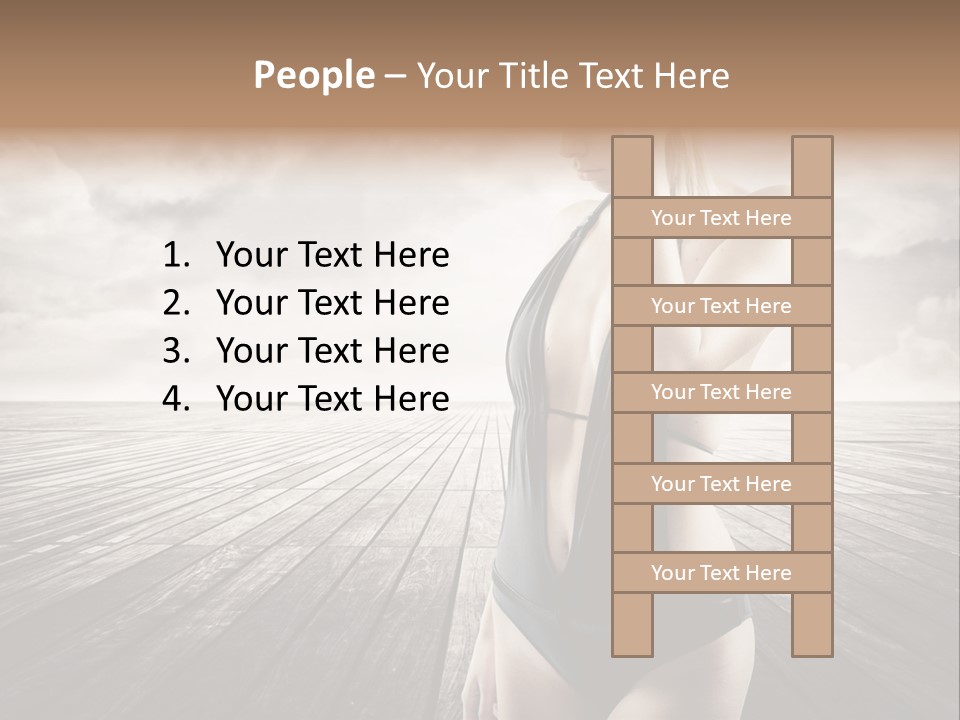 Flower Spring Mount PowerPoint Template