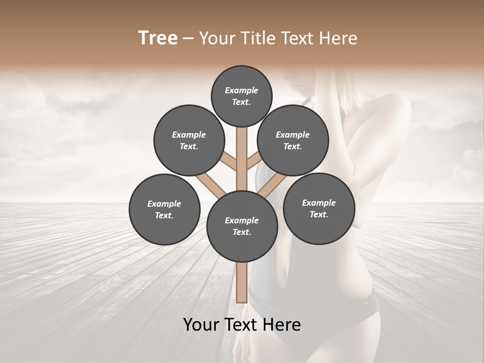 Flower Spring Mount PowerPoint Template