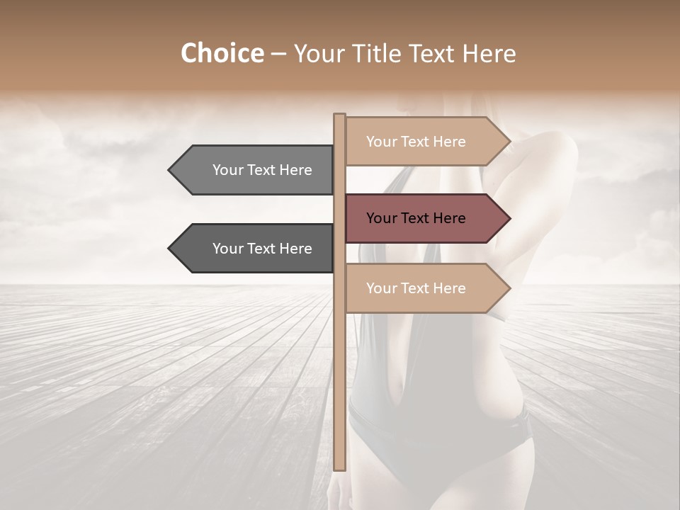 Flower Spring Mount PowerPoint Template