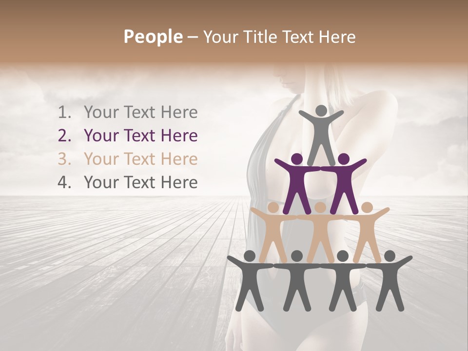 Flower Spring Mount PowerPoint Template