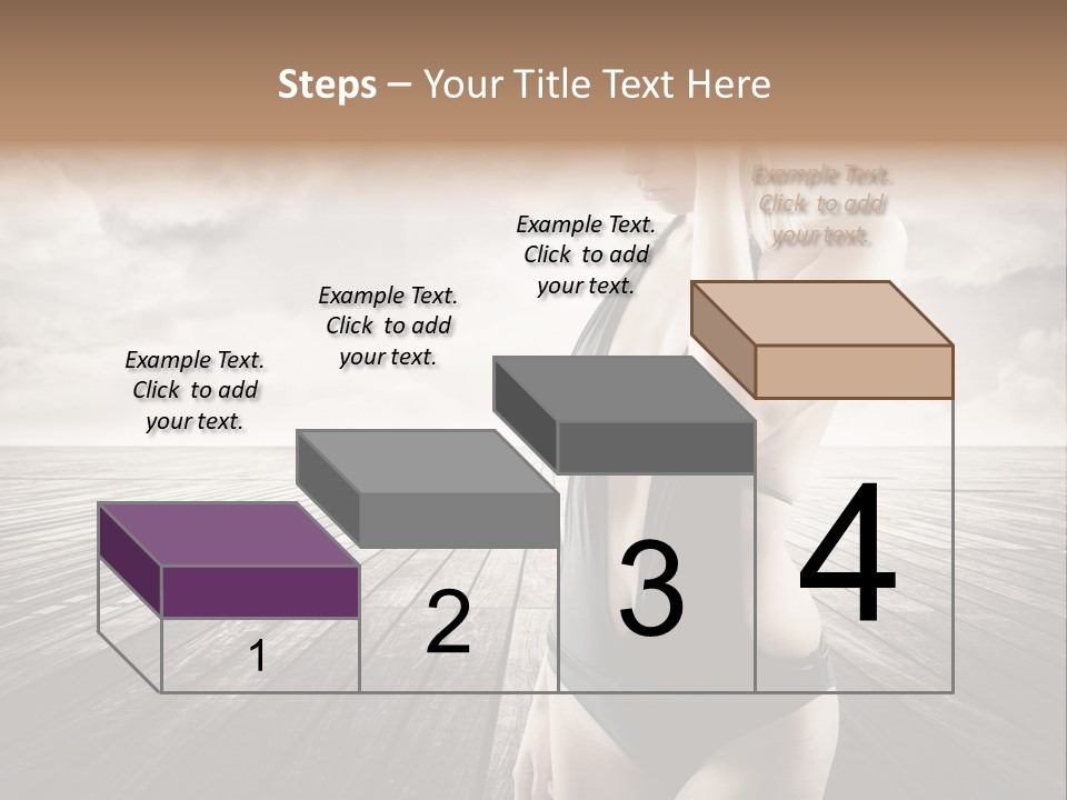 Flower Spring Mount PowerPoint Template