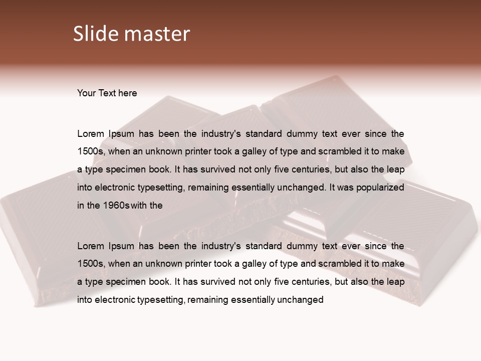 Confection Bonbon Candy PowerPoint Template