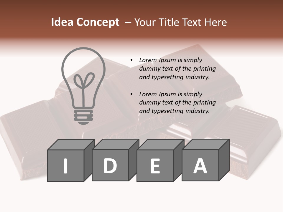 Confection Bonbon Candy PowerPoint Template