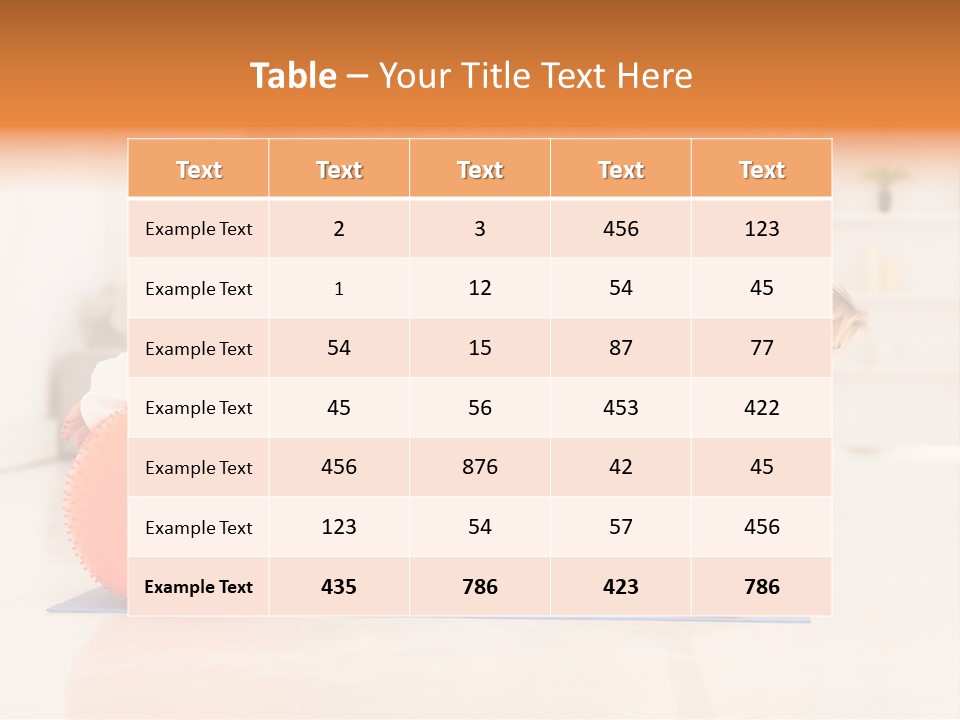 Recreation Mid Age Ball PowerPoint Template