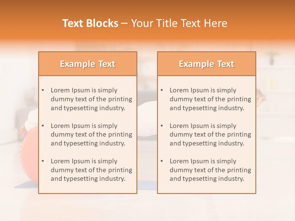 Recreation Mid Age Ball PowerPoint Template