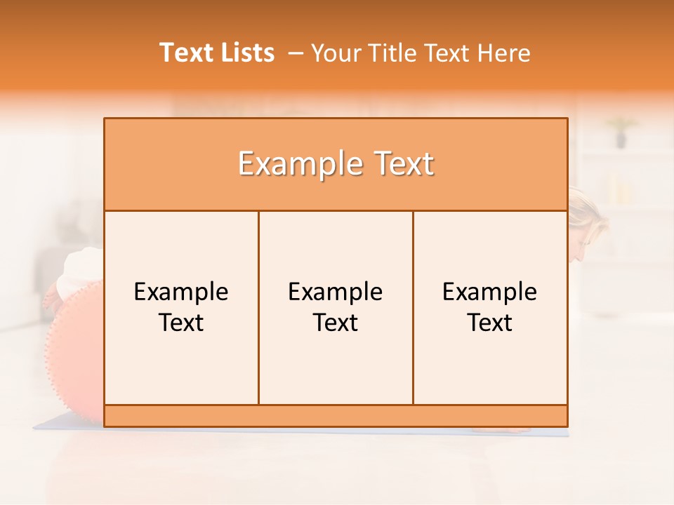 Recreation Mid Age Ball PowerPoint Template