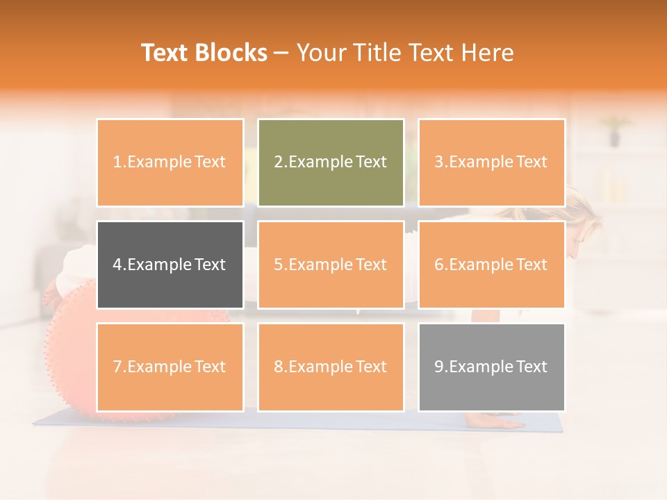 Recreation Mid Age Ball PowerPoint Template