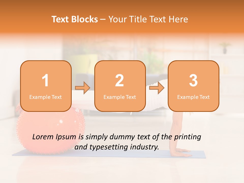 Recreation Mid Age Ball PowerPoint Template